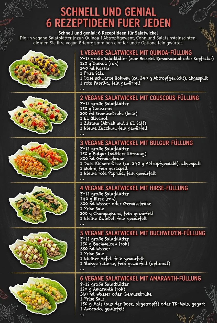 Schnell und genial 6 Rezeptideen fuer jeden