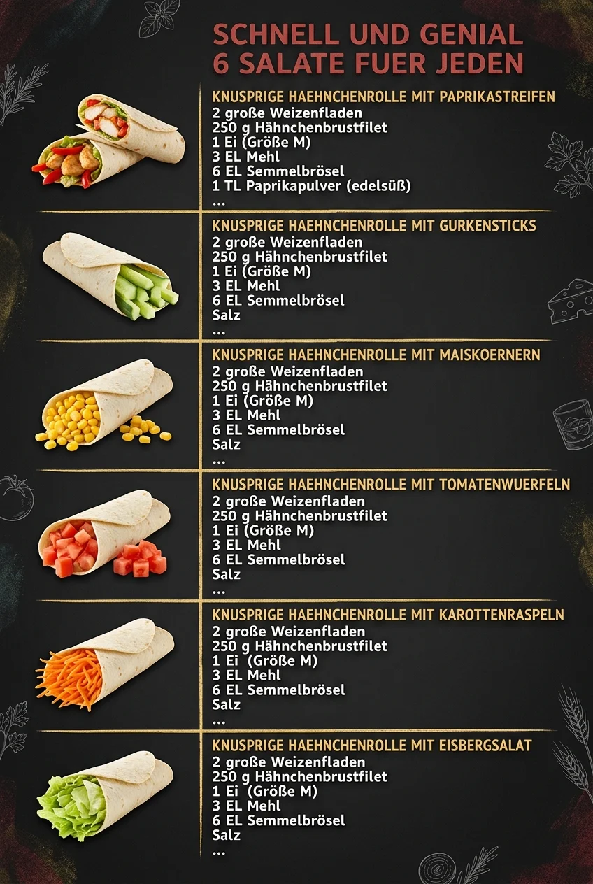 Schnell und genial 6 Salate fuer jeden