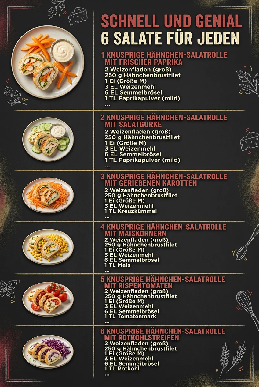 Schnell und genial 6 Salate fuer jeden
