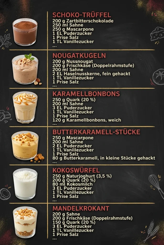 Unwiderstehlich gut 6 Dessertcremes fuer alle