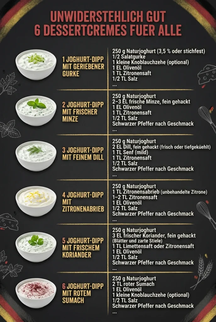 Unwiderstehlich gut 6 Dessertcremes fuer alle