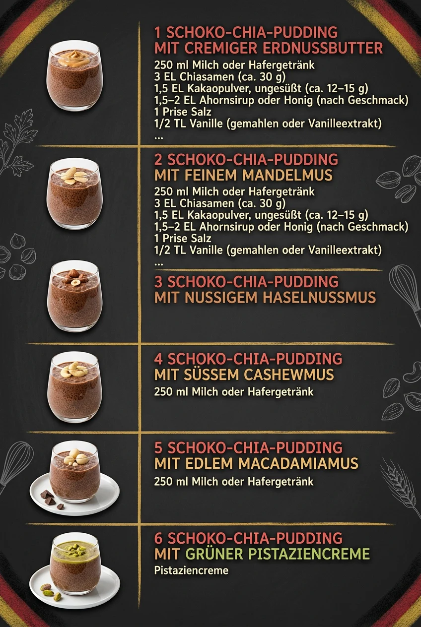 Unwiderstehlich gut 6 Dessertcremes fuer alle
