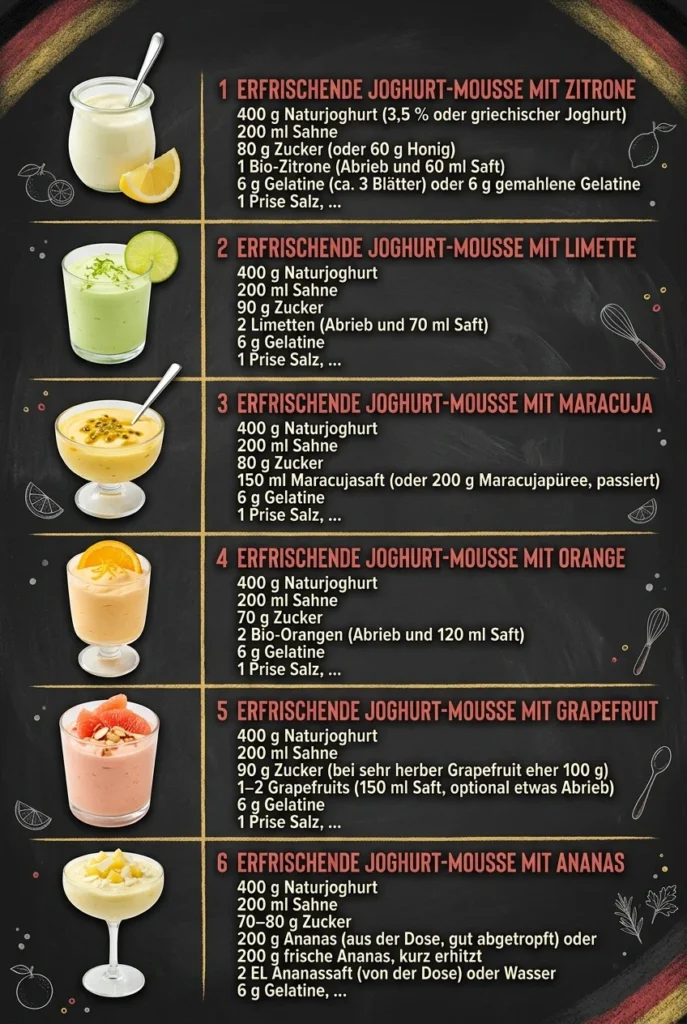 Unwiderstehlich gut 6 Dessertcremes fuer alle