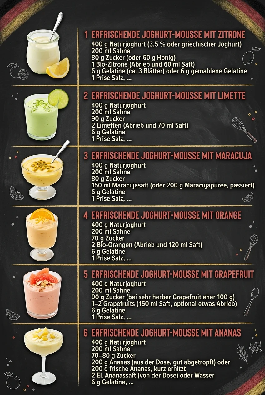 Unwiderstehlich gut 6 Dessertcremes fuer alle