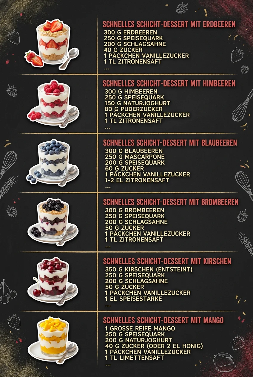 Unwiderstehlich gut 6 Dessertcremes fuer alle