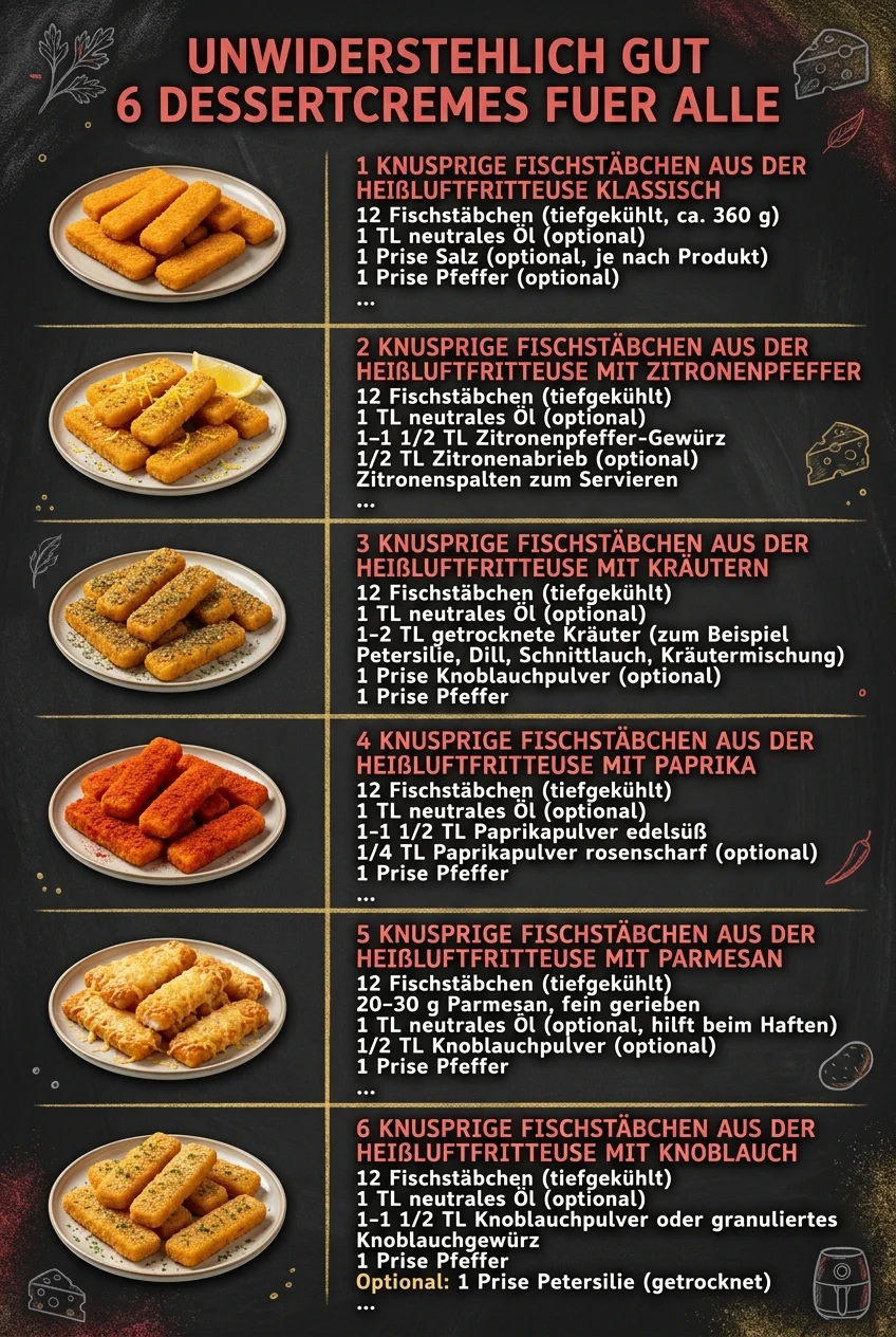 Unwiderstehlich gut 6 Dessertcremes fuer alle