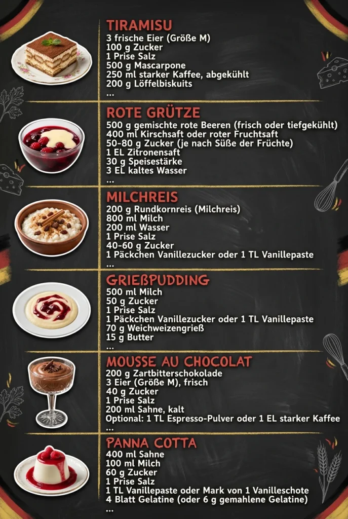 Unwiderstehlich gut 6 Dessertcremes fuer alle