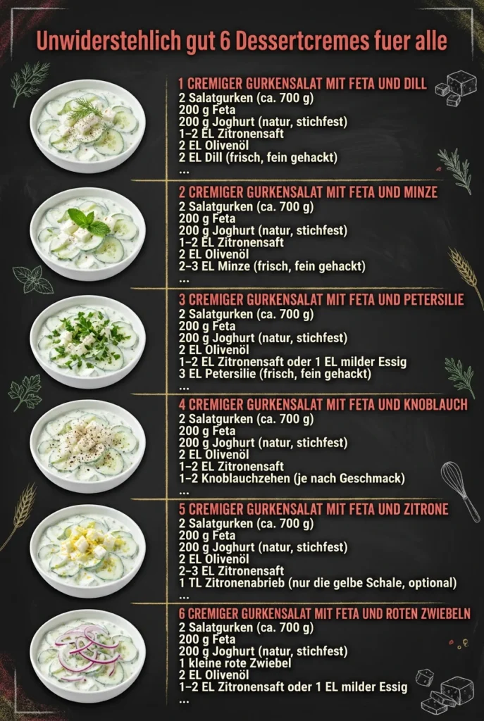 Unwiderstehlich gut 6 Dessertcremes fuer alle
