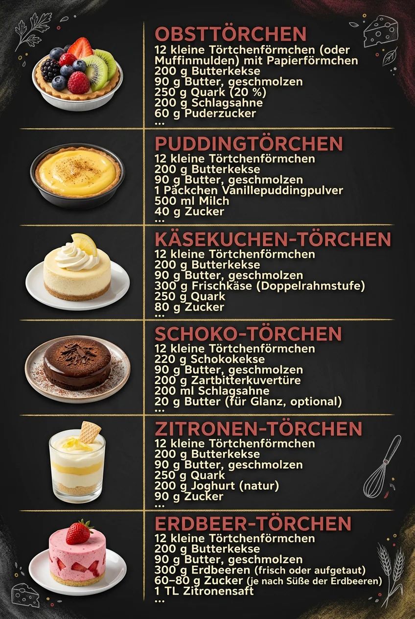 Unwiderstehlich gut 6 Dessertcremes fuer alle