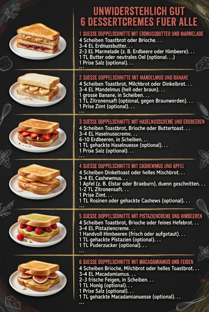 Unwiderstehlich gut 6 Dessertcremes fuer alle
