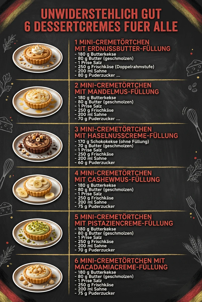 Unwiderstehlich gut 6 Dessertcremes fuer alle