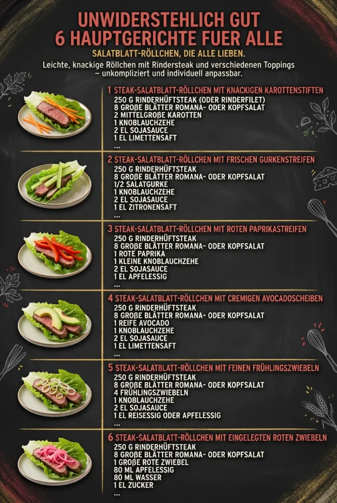 Unwiderstehlich gut 6 Hauptgerichte fuer alle