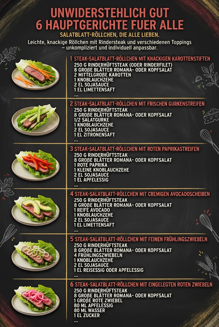 Unwiderstehlich gut 6 Hauptgerichte fuer alle