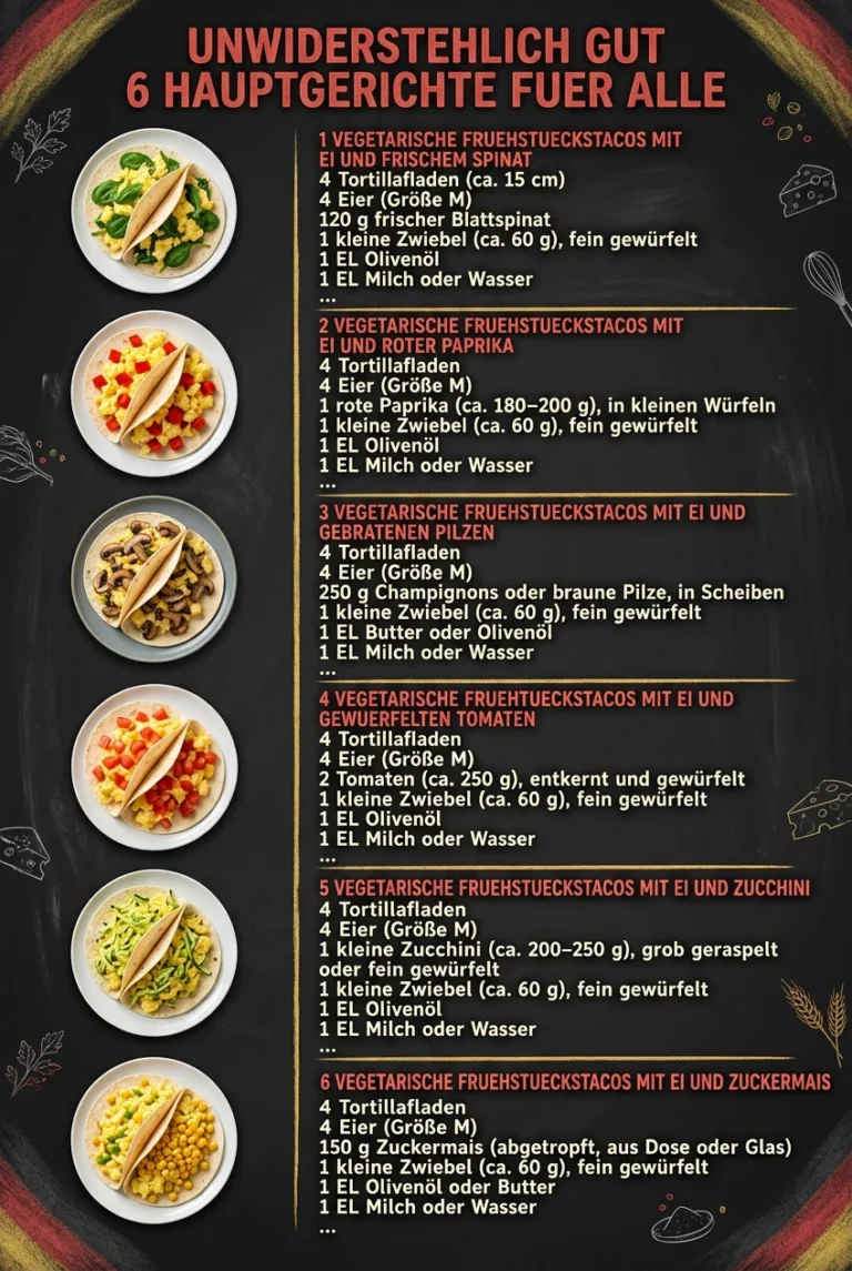 Unwiderstehlich gut 6 Hauptgerichte fuer alle