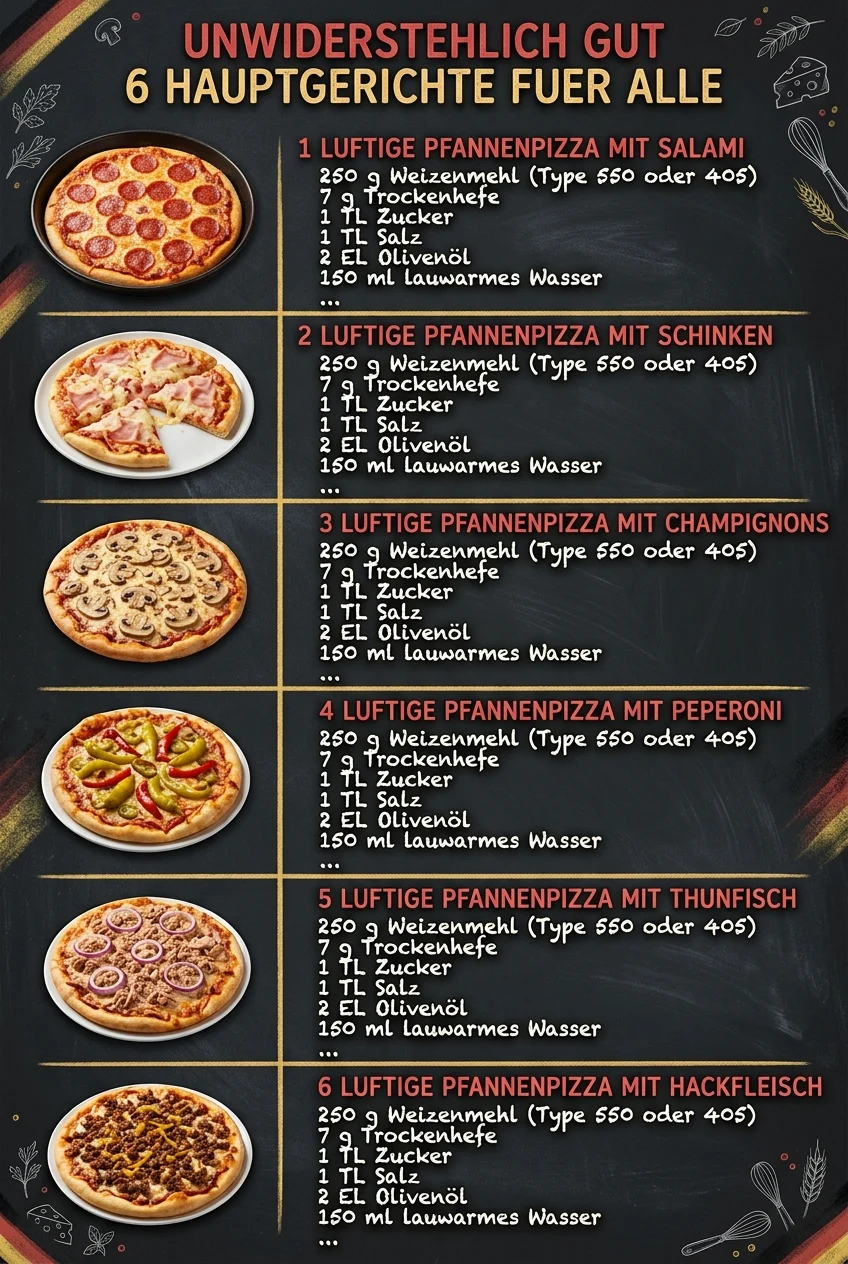 Unwiderstehlich gut 6 Hauptgerichte fuer alle
