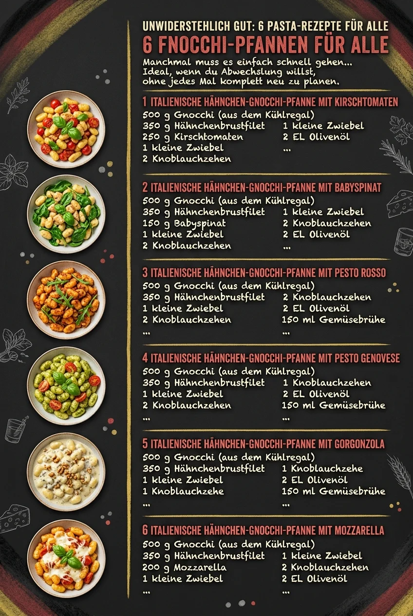 Unwiderstehlich gut 6 Pasta-Rezepte fuer alle