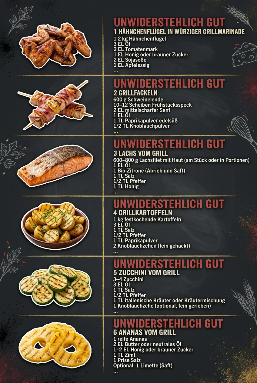 Unwiderstehlich gut 6 Rezeptideen fuer alle