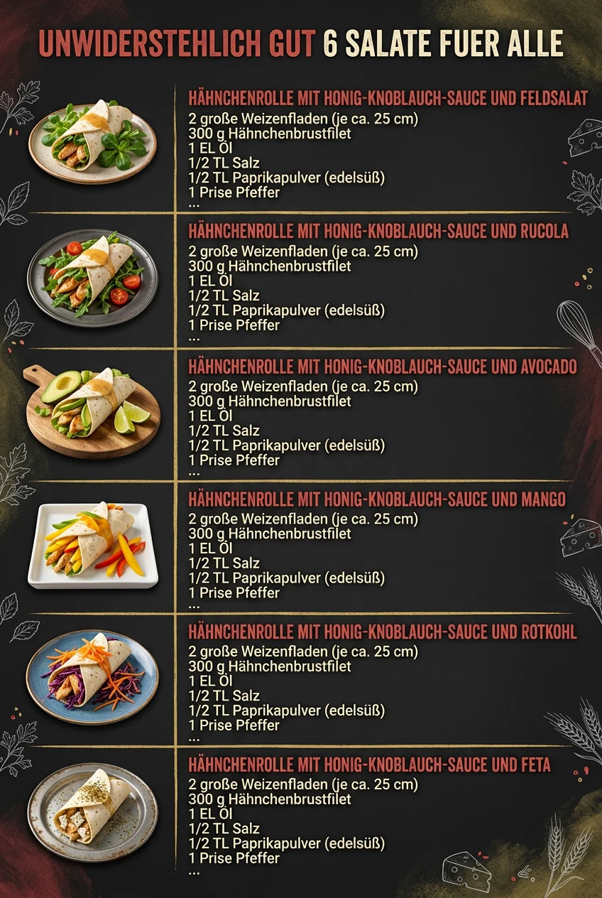 Unwiderstehlich gut 6 Salate fuer alle