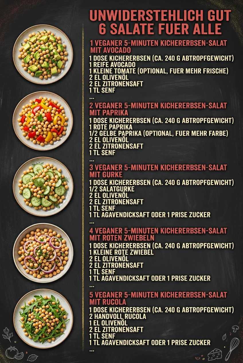 Unwiderstehlich gut 6 Salate fuer alle