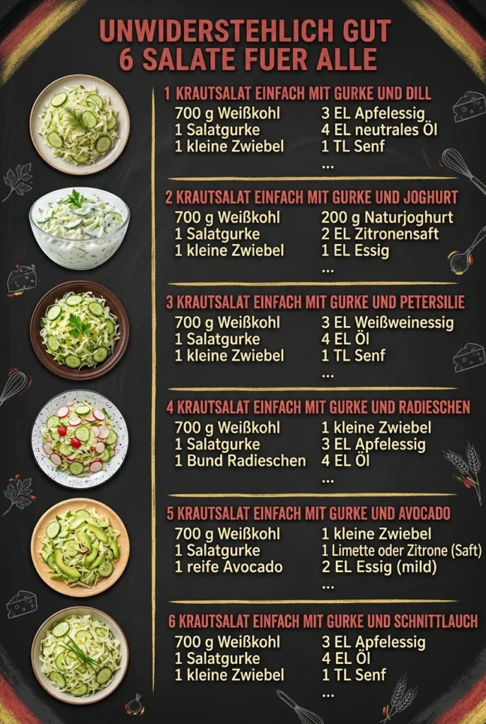 Unwiderstehlich gut 6 Salate fuer alle