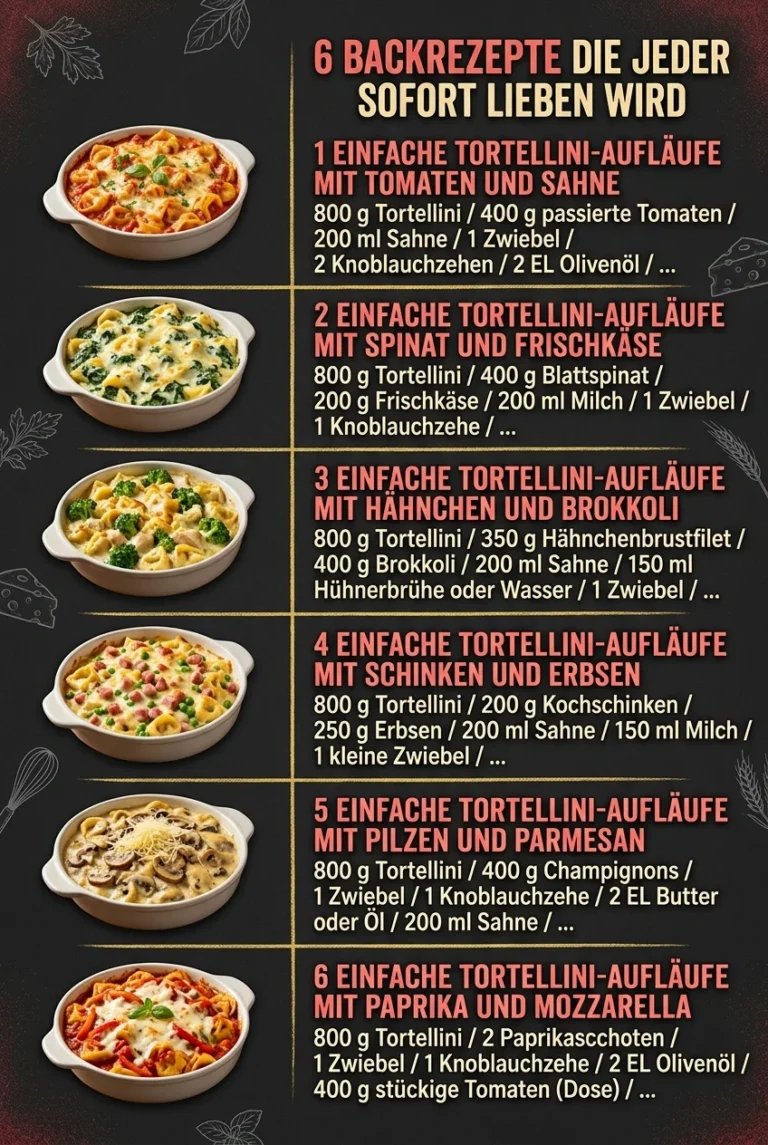 6 Backrezepte die jeder sofort lieben wird