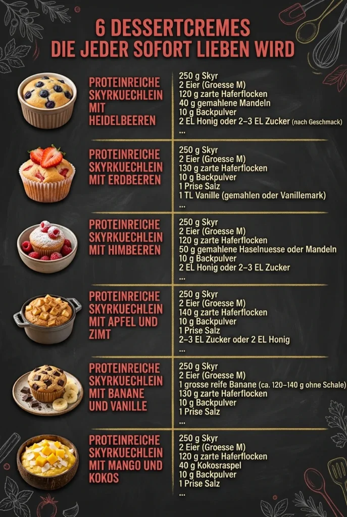 6 Dessertcremes die jeder sofort lieben wird