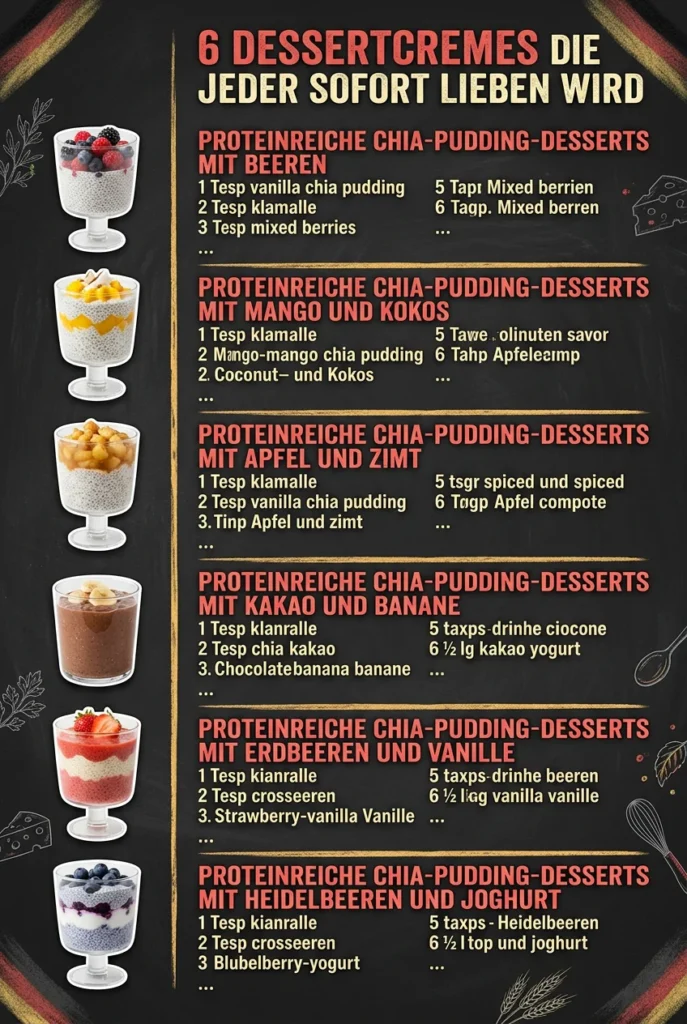 6 Dessertcremes die jeder sofort lieben wird