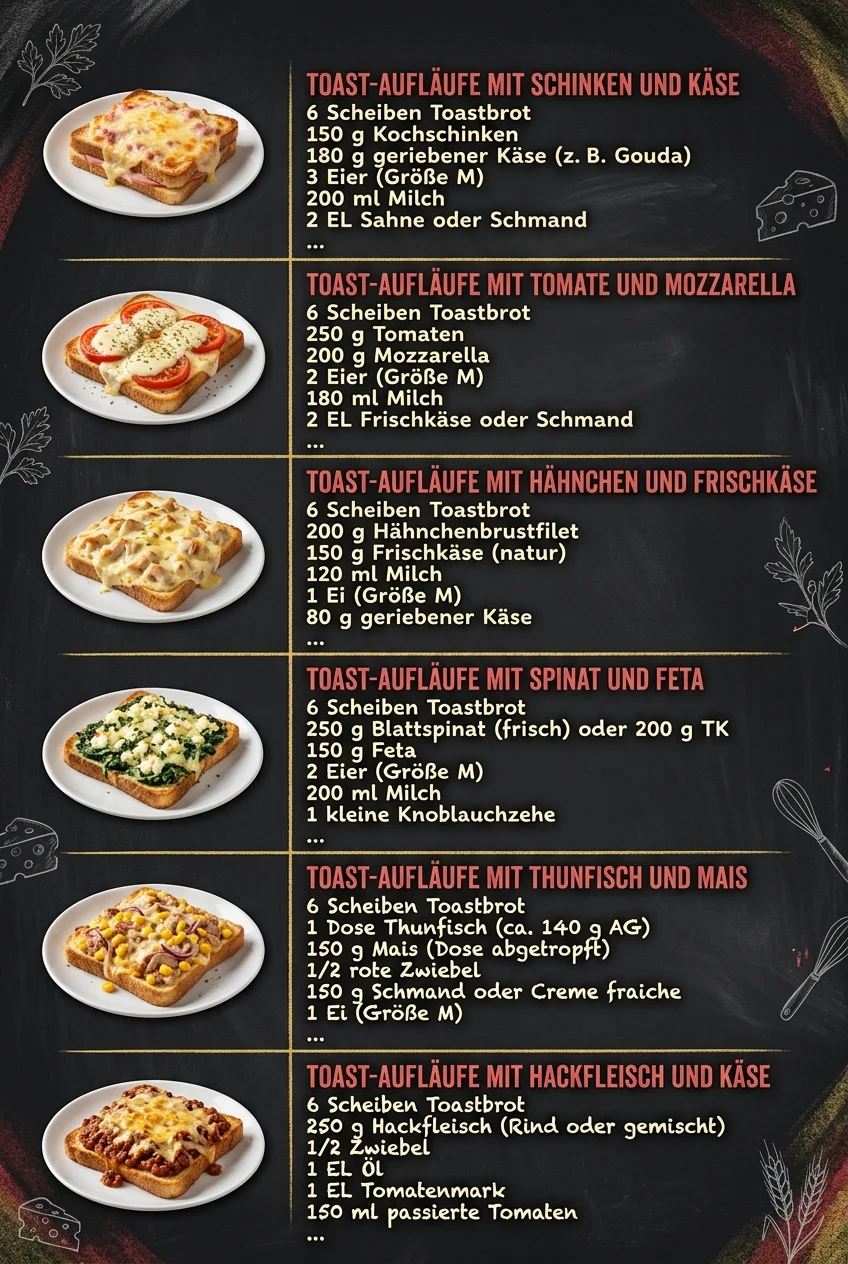 6 einfache Rezeptideen die immer gluecklich machen