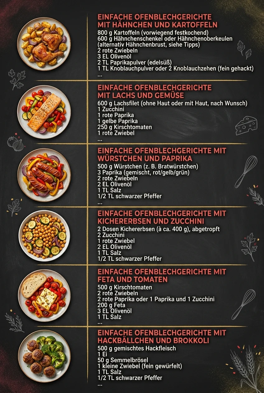 6 einfache Rezeptideen die immer gluecklich machen