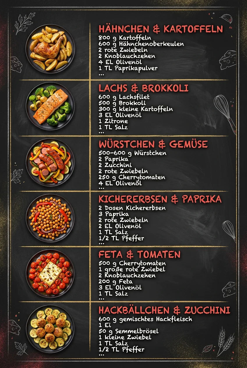 6 einfache Rezeptideen die immer gluecklich machen