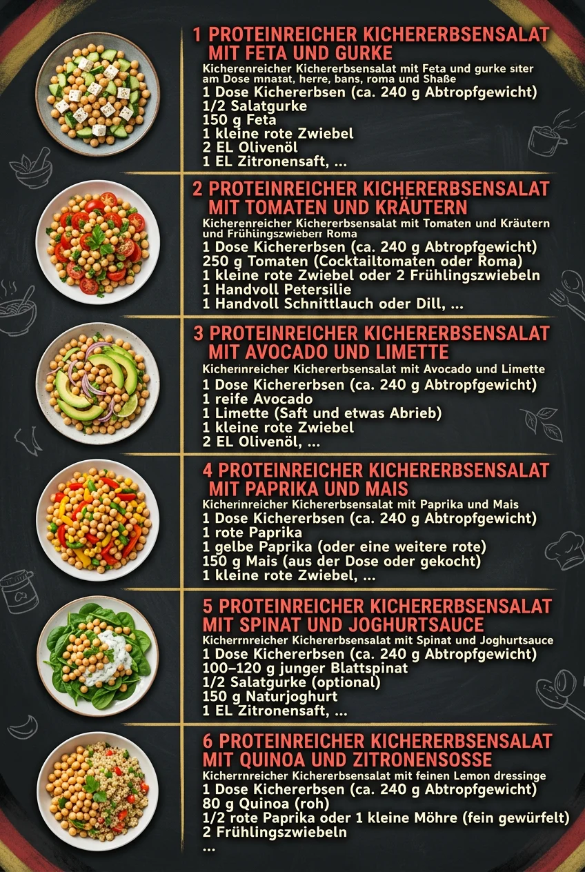 6 einfache Salate die immer gluecklich machen