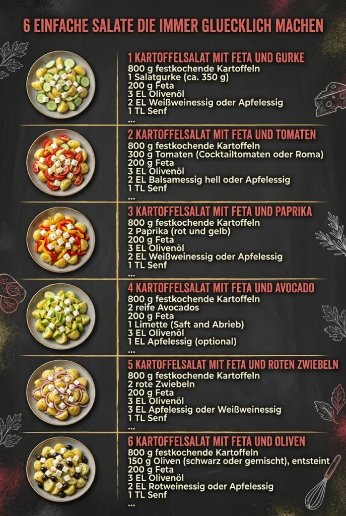 6 einfache Salate die immer gluecklich machen