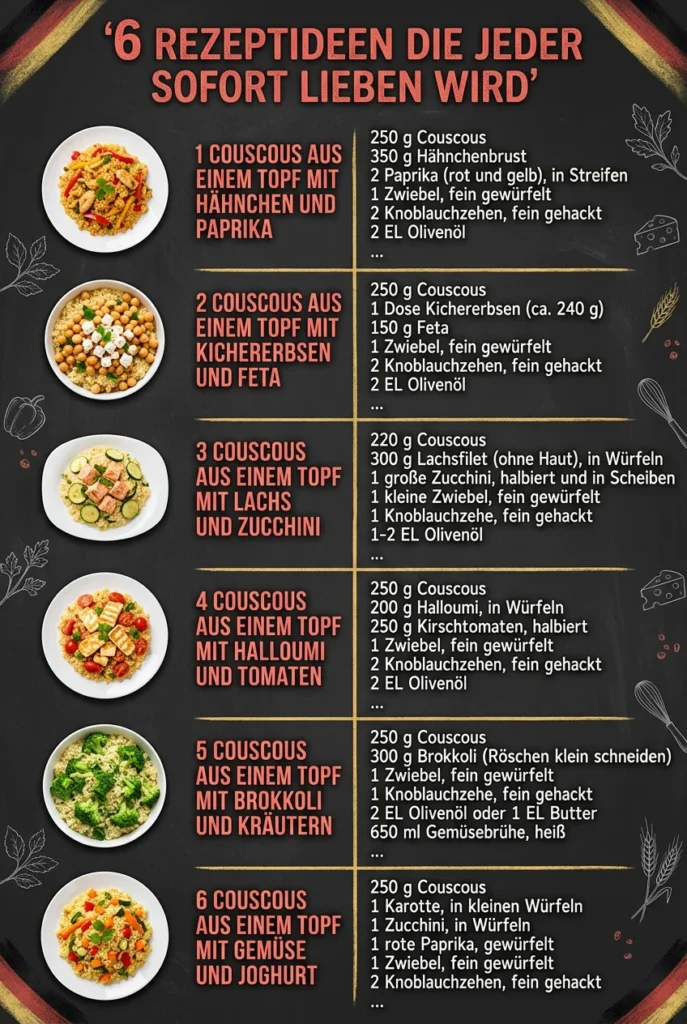 6 Rezeptideen die jeder sofort lieben wird