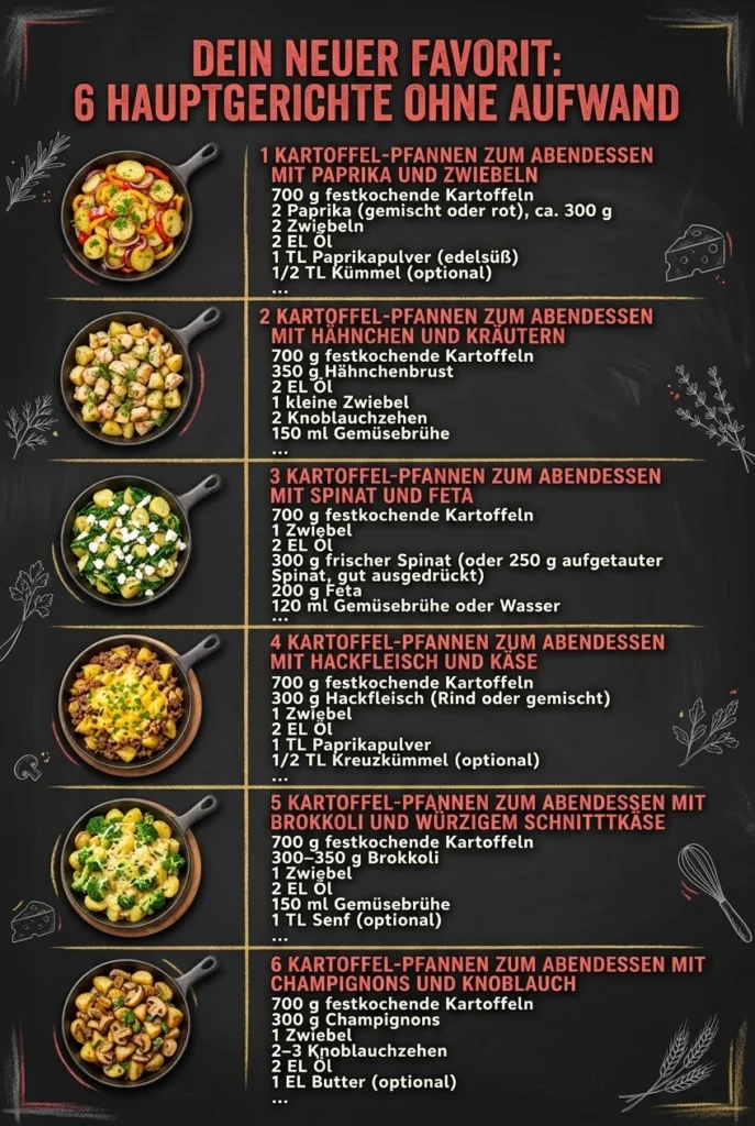 Dein neuer Favorit 6 Hauptgerichte ohne Aufwand