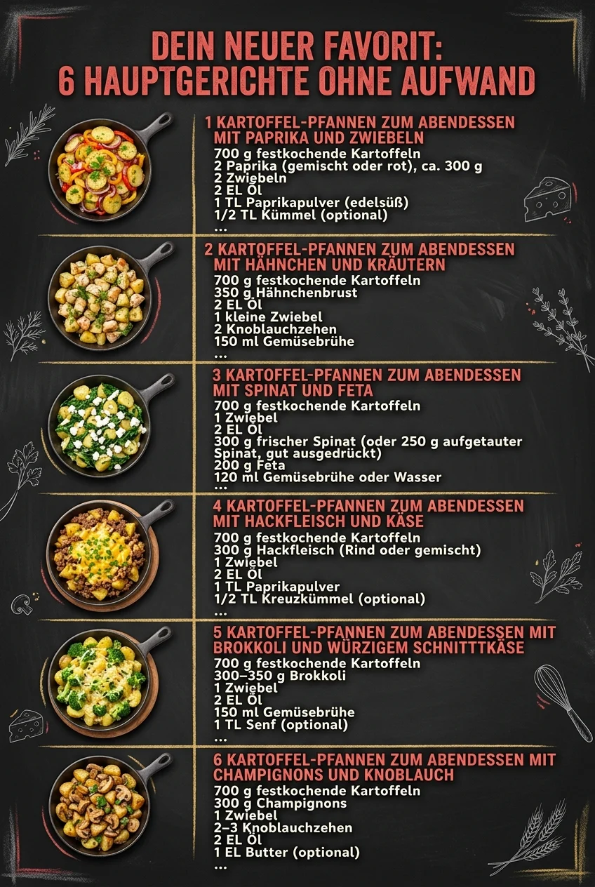 Dein neuer Favorit 6 Hauptgerichte ohne Aufwand