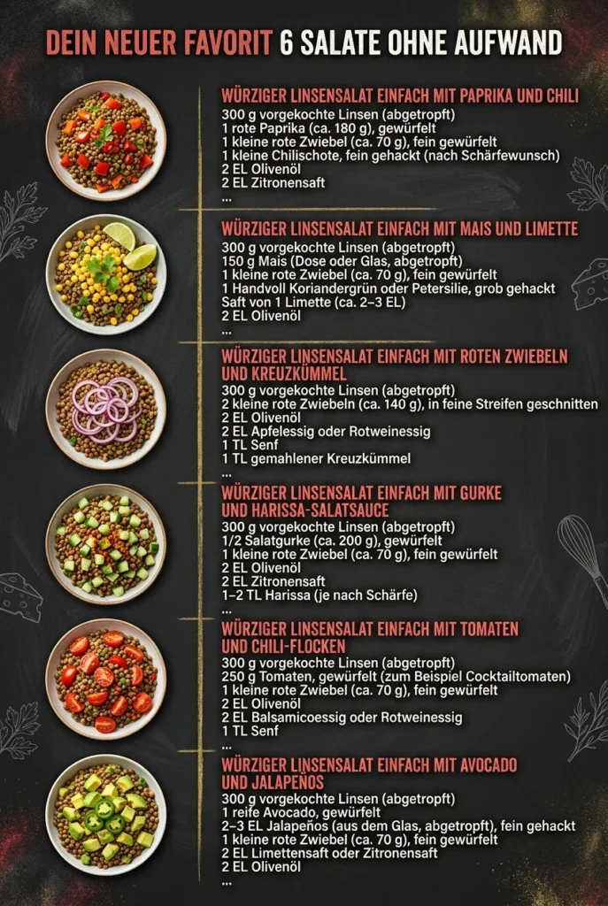Dein neuer Favorit 6 Salate ohne Aufwand