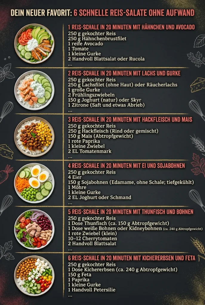 Dein neuer Favorit 6 Salate ohne Aufwand