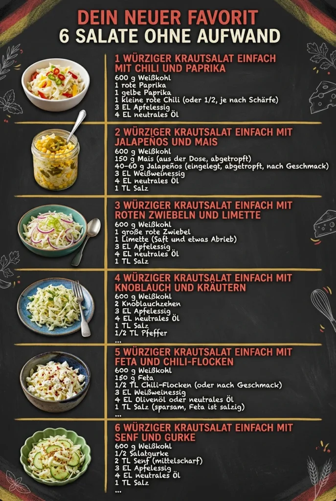 Dein neuer Favorit 6 Salate ohne Aufwand