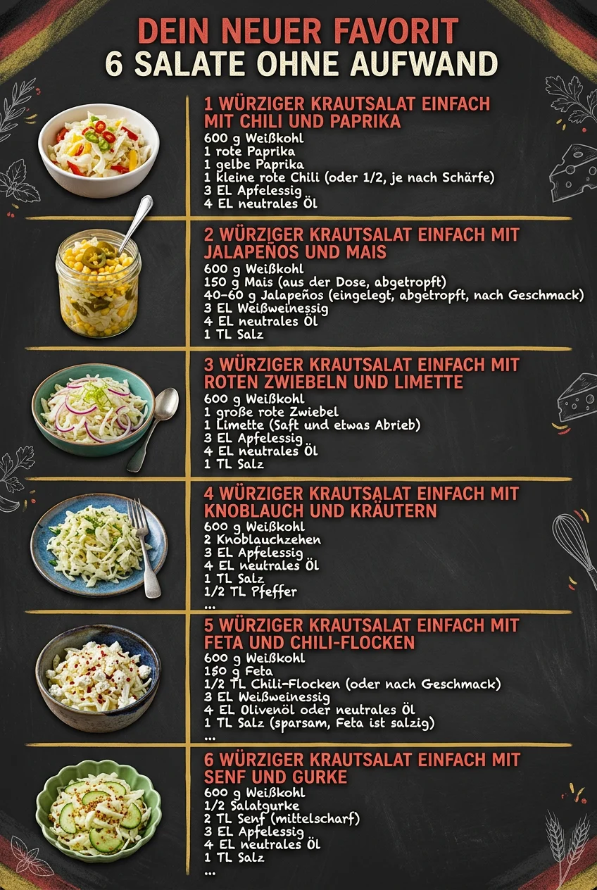Dein neuer Favorit 6 Salate ohne Aufwand