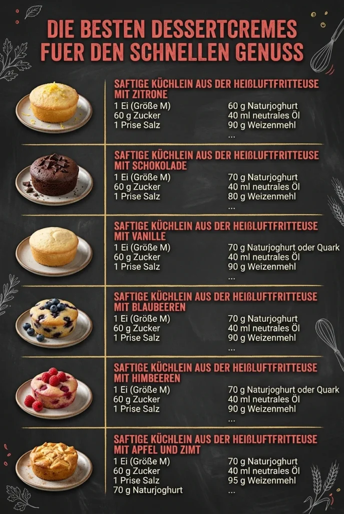 Die besten Dessertcremes fuer den schnellen Genuss