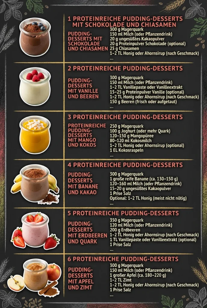 Die besten Dessertcremes fuer den schnellen Genuss