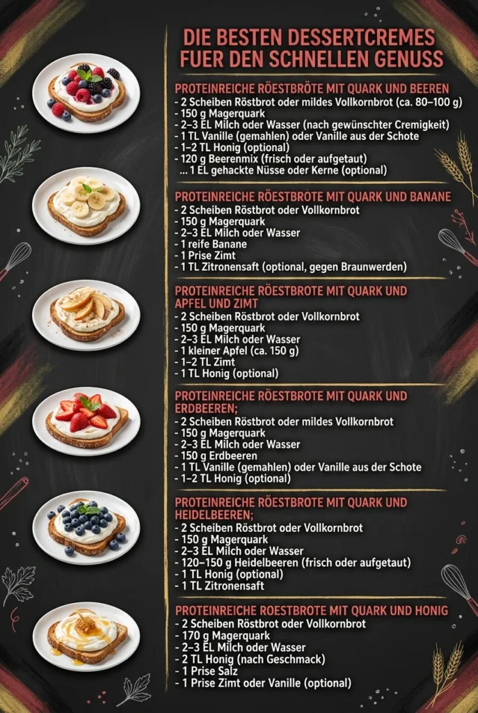 Die besten Dessertcremes fuer den schnellen Genuss