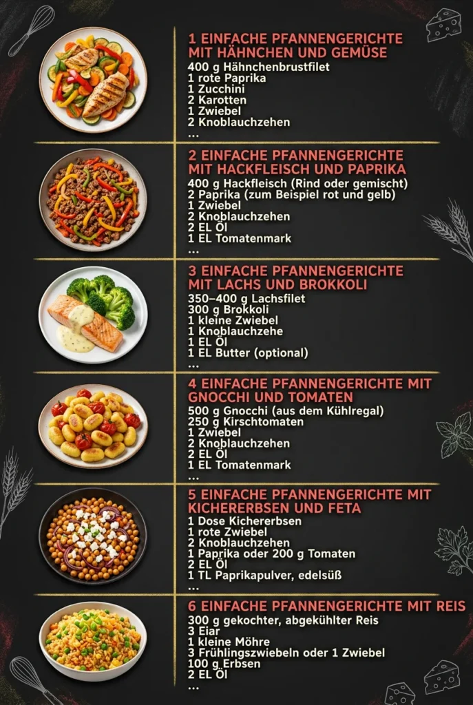 Die besten Hauptgerichte fuer den schnellen Genuss