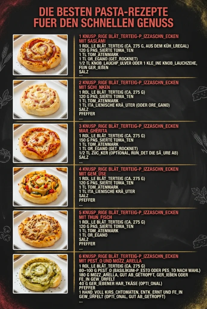 Die besten Pasta-Rezepte fuer den schnellen Genuss