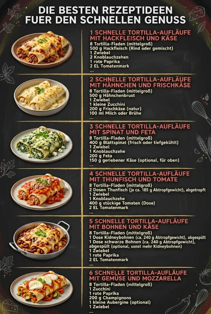 Die besten Rezeptideen fuer den schnellen Genuss