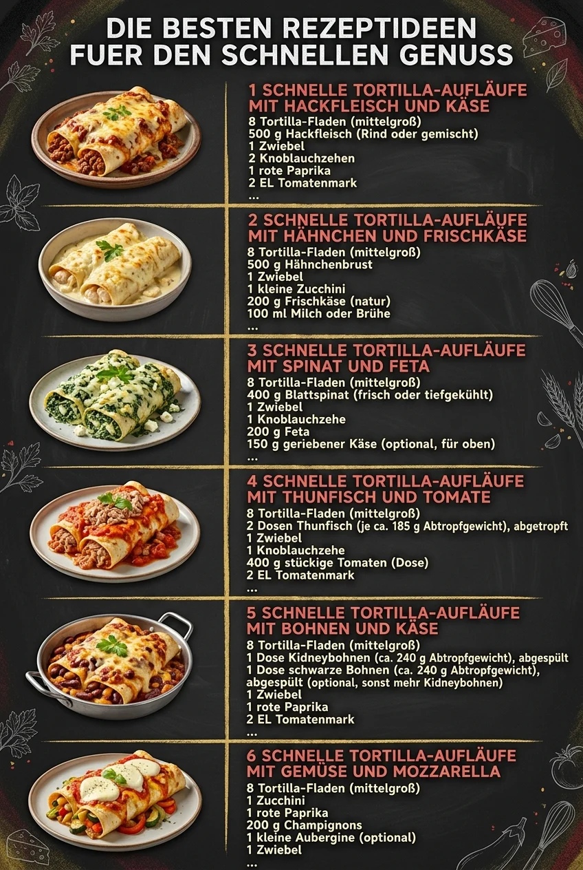 Die besten Rezeptideen fuer den schnellen Genuss