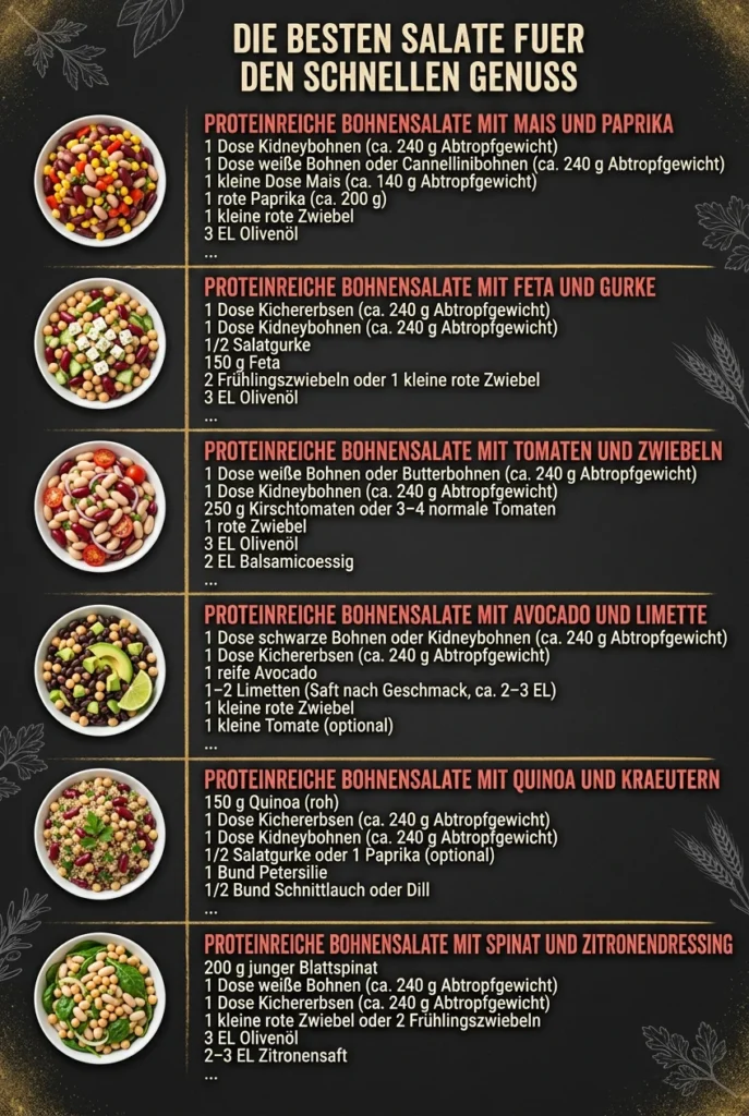 Die besten Salate fuer den schnellen Genuss