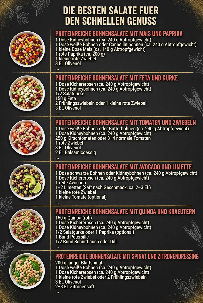 Die besten Salate fuer den schnellen Genuss