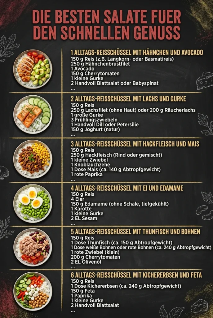 Die besten Salate fuer den schnellen Genuss