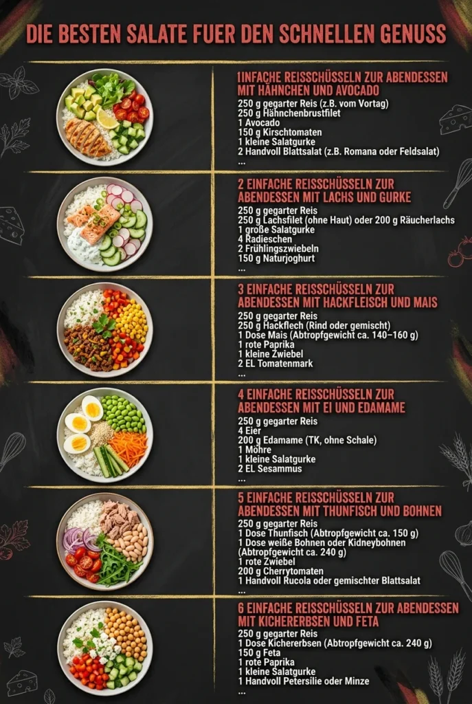 Die besten Salate fuer den schnellen Genuss